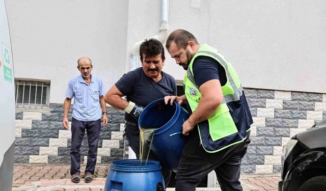 Talas’ta atık yağlar ekonomiye dönüşüyor