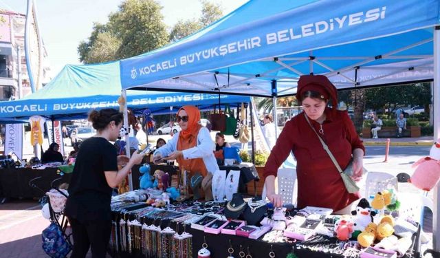 Üreten kadınlar alışveriş festivalinde buluştu