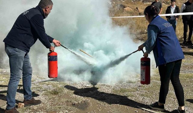 VEDAŞ’tan yangın tatbikatı