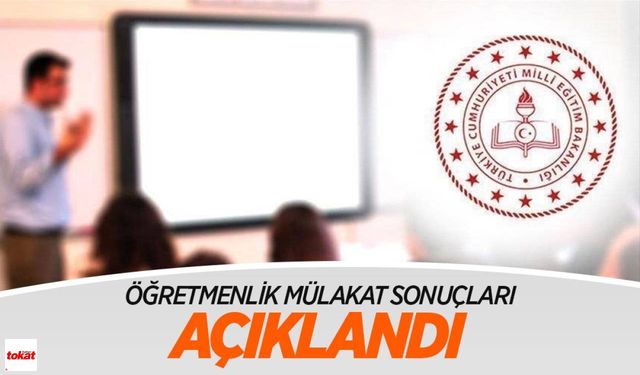 MEB: "20 bin sözleşmeli öğretmen ataması mülakat sonuçlarını açıkladı"