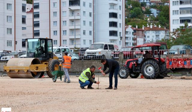 Revizyon başlatılan Tokat Otogar'ı asfaltlanıyor