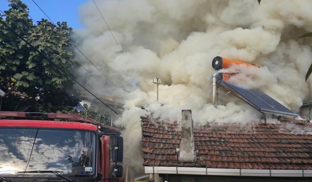 Tokat'ta dumanlar yükseldi, korku dolu anlar...