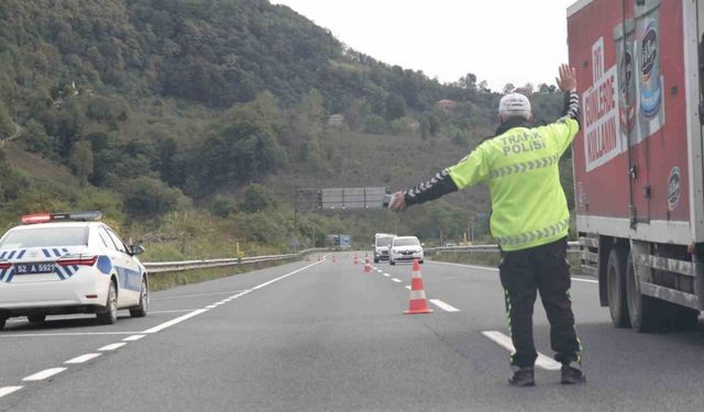 Ordu’da bir haftada yaklaşık 17 bin araç ve sürücüsü denetlendi