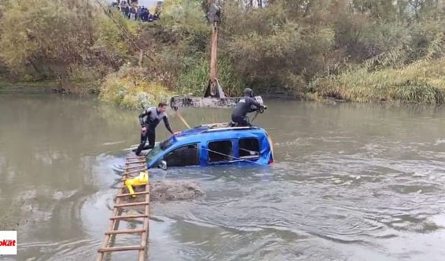 Yeşilırmak Nehri’nde Korkutan Manzara: Su Altındaki Araç Merak Uyandırdı!