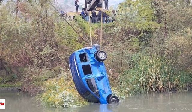 Yeşilırmak Nehri’nde Korkutan Manzara: Su Altındaki Araç Merak Uyandırdı!