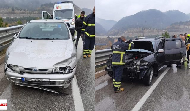 Tokat'ta yağış kazaları beraberinde getirdi...