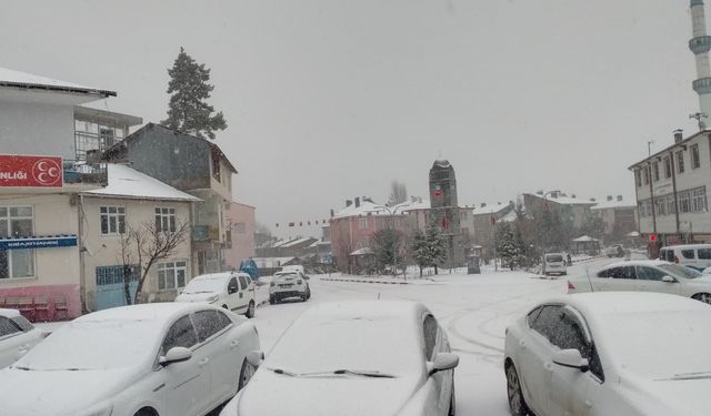 Tokat'ın Kutup Bölgesinde Kar 15 Santime Ulaştı!