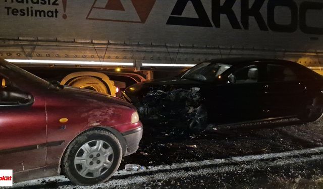 Tokat Belediye Başkanı Yazıcıoğlu’nun bulunduğu makam aracı zincirleme trafik  kazasına karıştı