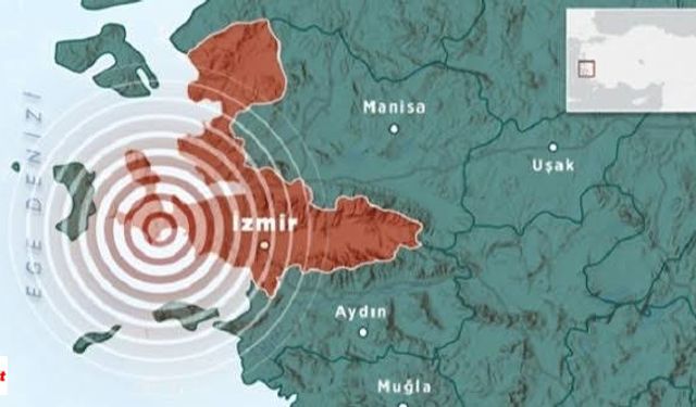 Kandilli Duyurdu İzmir'de Korkutan Deprem!