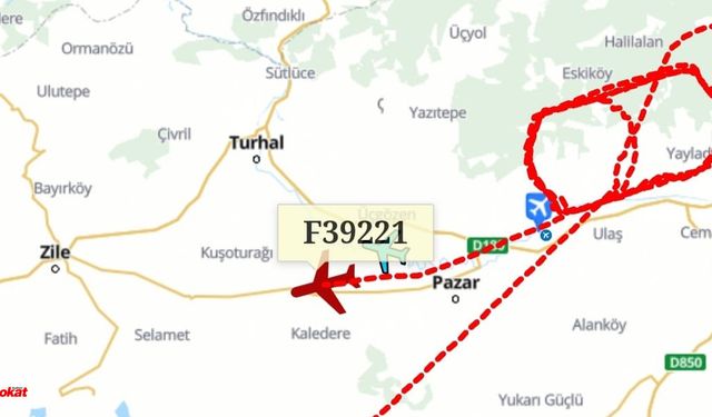 Tokat’a Yabancı Havayolu Şirketine Ait Uçak Neden İniş Yapamadı?