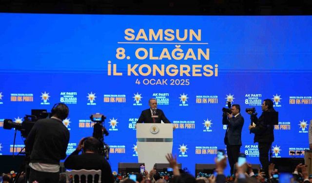 Cumhurbaşkanı Erdoğan: "Samsun-Ankara YHT projemizi mutlaka hayata geçireceğiz"