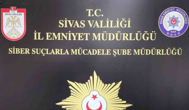 Sivas merkezli 4 ilde dolandırıcılık operasyonu