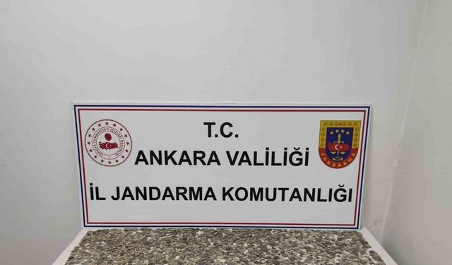 Ankara’da 3 milyon lira değerinde tarihi eserler ele geçirildi