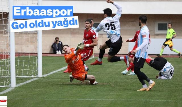 Erbaaspor Sahasında Gol Oldu Yağdı