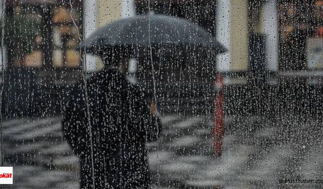 Tokat'ı kara bulutlar kapladı, sağanak yağış geliyor