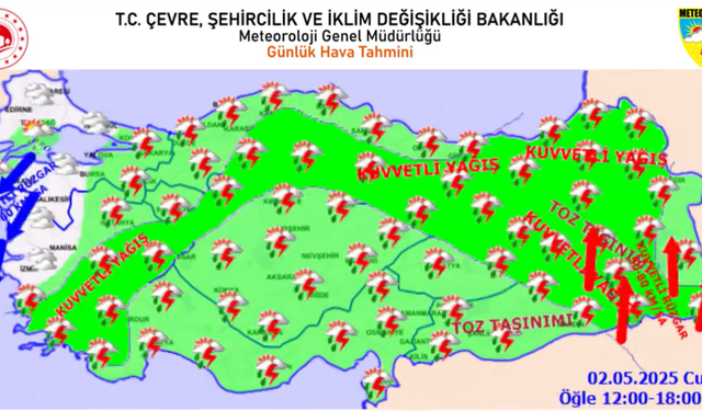 Meteoroloji Tokat’ı Uyardı: Kuvvetli Yağış Geliyor, Riskli Saatlere Dikkat!