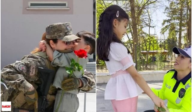 Tokat'ta polisler Anneler Günü'ne özel klip hazırladı