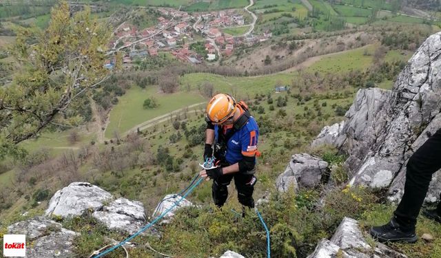Tokat AFAD'dan Keçi Kurtarma Operasyonu!