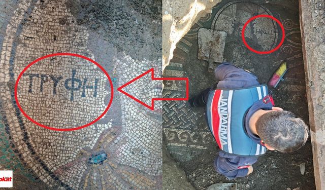 Tokat’ta Bulunan Mozaikteki "ΤΡΥΦΗ" Yazısının Gizemi Çözülüyor
