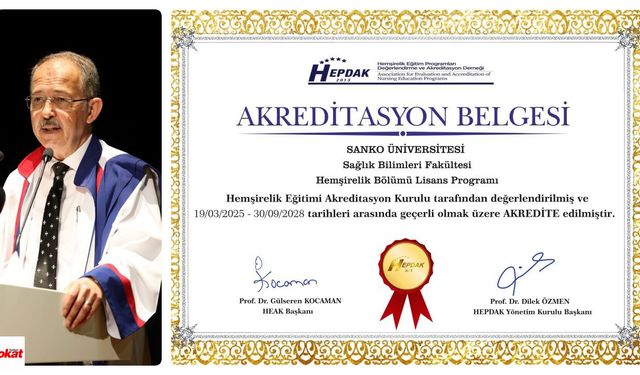 SANKO Üniversitesi Hemşirelik Programı 2028'e Kadar Yeniden Akredite Edildi