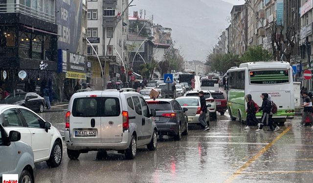 Tokat'ta Sağanak Yağış Etkisi Yaşandı!
