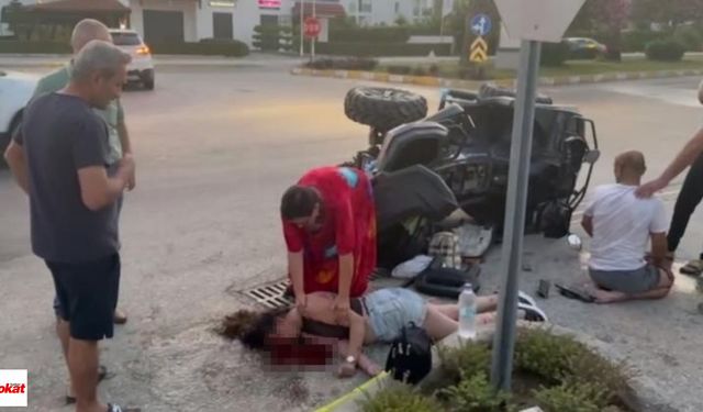 ATV Takla Attı, Sürücü Ağır Yaralandı: Ehliyetine El Konuldu