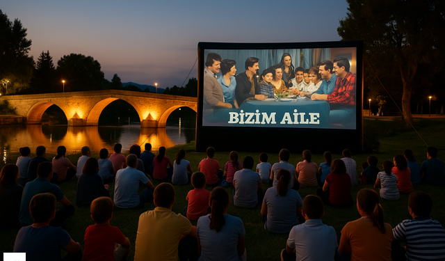 Tokat’ta Babalar Günü’ne Sinema Dokunuşu: “Bizim Aile” ile Açık Havada Duygusal Gece