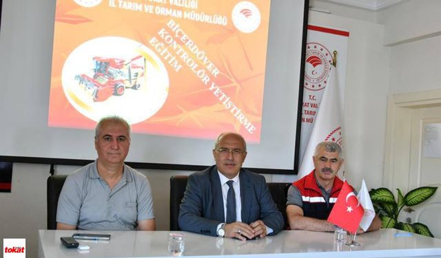 Tokat’ta Biçerdöver Kontrolörlerine Eğitim: Dane Kaybı ve Anız Yangınlarına Karşı Sıkı Önlem