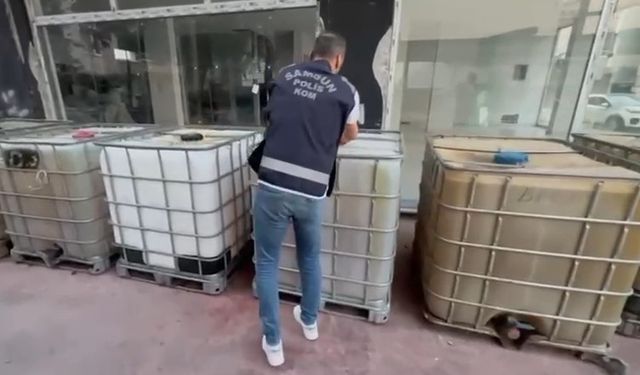 11 bin litre kaçak motorin ele geçirildi