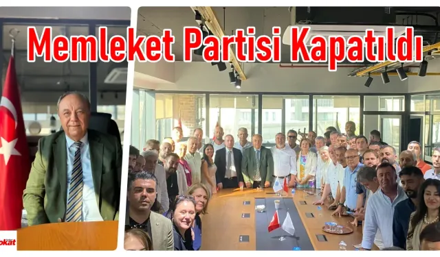Memleket Partisi Kapatıldı! Kurultayda Oy Çokluğuyla Tarihi Karar