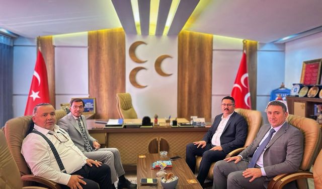 Başkan Yazıcıoğlu’ndan MHP Tokat İl Başkanlığı’na Ziyaret