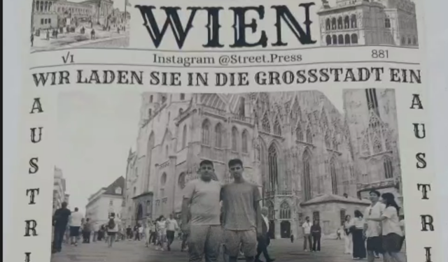 Tokatlı Öğrenciler Viyana'da Avrupa Stajında! Retro Gazetesinde Yer Aldılar