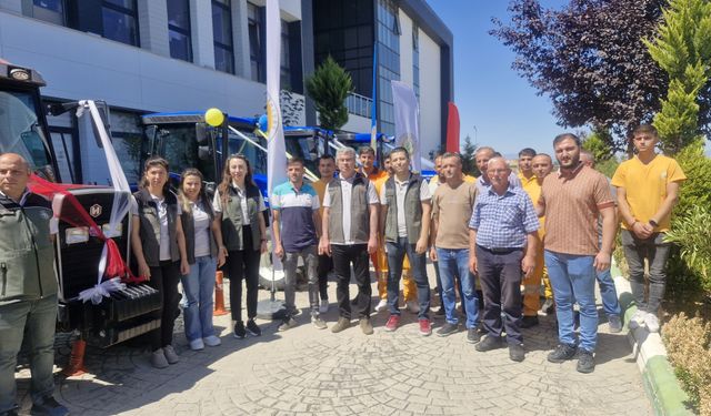 Erbaa'da ORKÖY projesi ile vatandaşlara traktör desteği