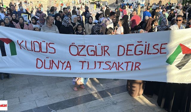Tokat’ta Ebaliller Filistin İçin Uçuruldu!