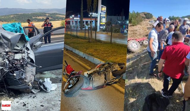 Tokat son üç günde trafik felaketleriyle sarsıldı: 8 ölü
