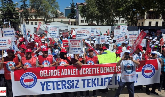 Memur-Sen’den Tokat’ta Zam Protestosu: “Refah Payı ve Adalet Yok”
