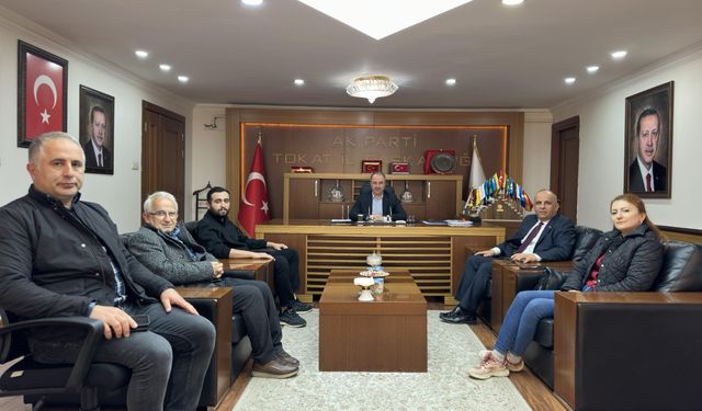 TOBKON’dan AK Parti İl Başkanı Adem Dizer’e Ziyaret