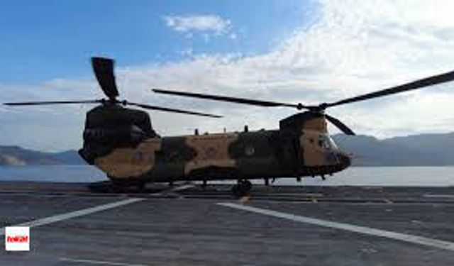 Ankara'da helikopter kırıma uğradı