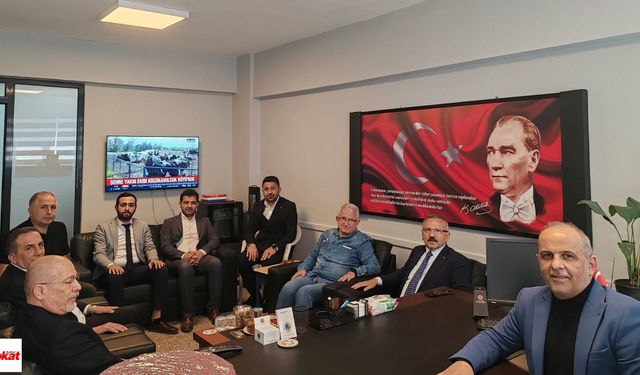 AK Parti Milletvekili Yusuf Beyazıt, Tokat Basın Konseyi’ni Ziyaret Etti
