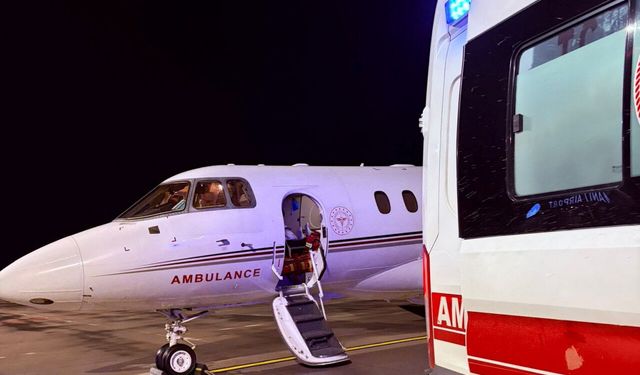 Tokat'ta Uçak Ambulans 18 Günlük Bebek İçin Havalandı