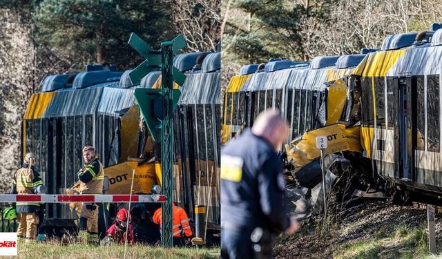 İki tren çarpıştı: 4'ü ağır 17 yaralı!