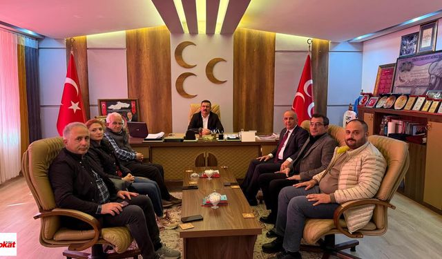 TOBKON’dan MHP İl Başkanı Mustafa İpek’e Ziyaret