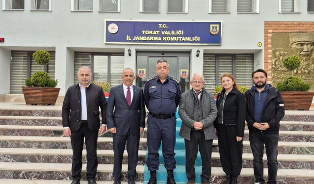 TOBKON'dan Tokat İl Jandarma Komutanı Çetin'e Ziyaret