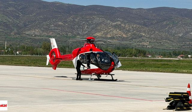 Tokat’tan İstanbul’a Kritik Sevk: Ambulans Helikopter Böbrek Hastası İçin Havalandı