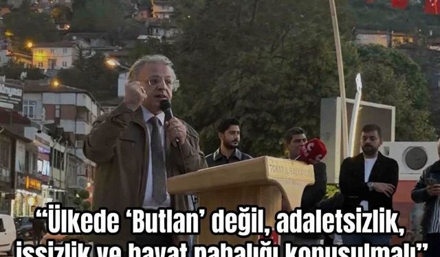 Alpay: Ülkede Butlan Değil, Adaletsizlik, İşsizlik ve Hayat Pahalılığı Konuşumalı