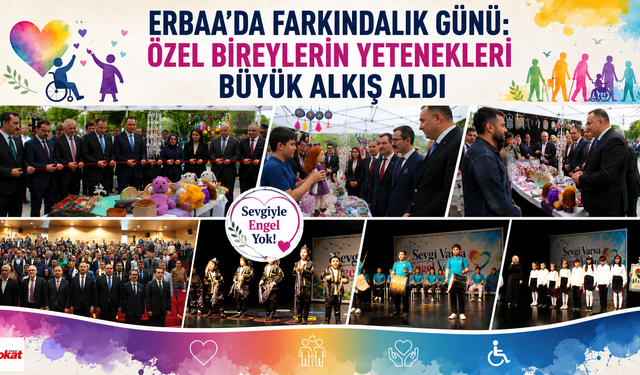 Erbaa’da Farkındalık Günü: Özel Bireylerin Yetenekleri Büyük Alkış Aldı