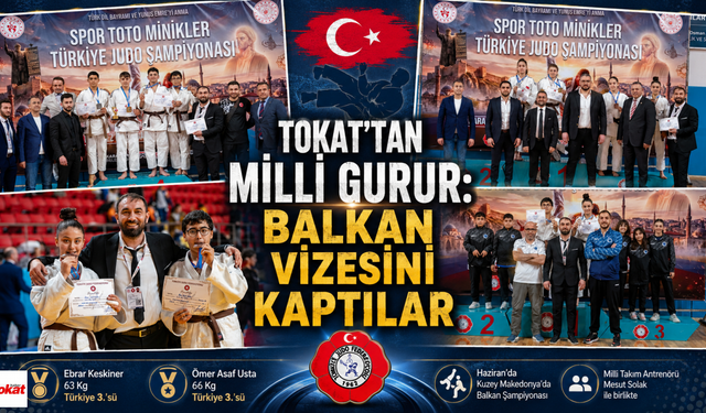 Tokat’tan Milli Gurur: Balkan Vizesini Kaptılar