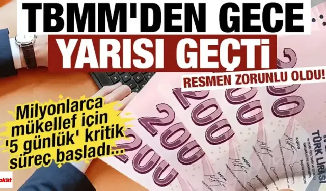 Yeni E-Tebligat Yasası Meclis'ten Geçti: E-Tebligat Kimler İçin Zorunlu Oldu?