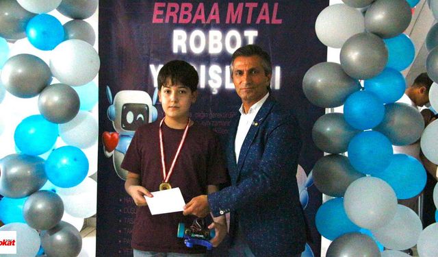 Erbaa’da Teknoloji Rüzgârı Esti: Robot Yarışması Nefes Kesti