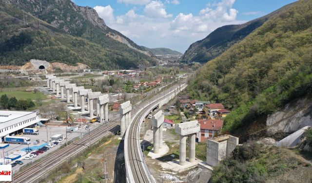 Yolculuk Yarım Saat Kısalacak 3 Saat 37 Dakikada Bitecek Dev Proje Hız Kesmiyor Çalışmalar Aralıksız Sürüyor